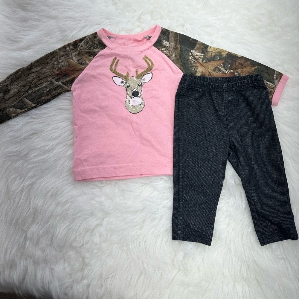 6 Months Baby Girl Matching Outfit Set - Picture 2 of 9